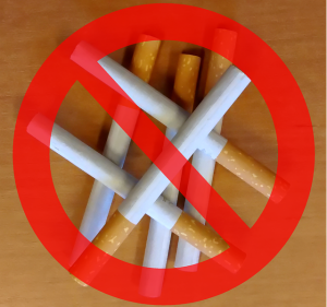 Ablehnung von Zigaretten