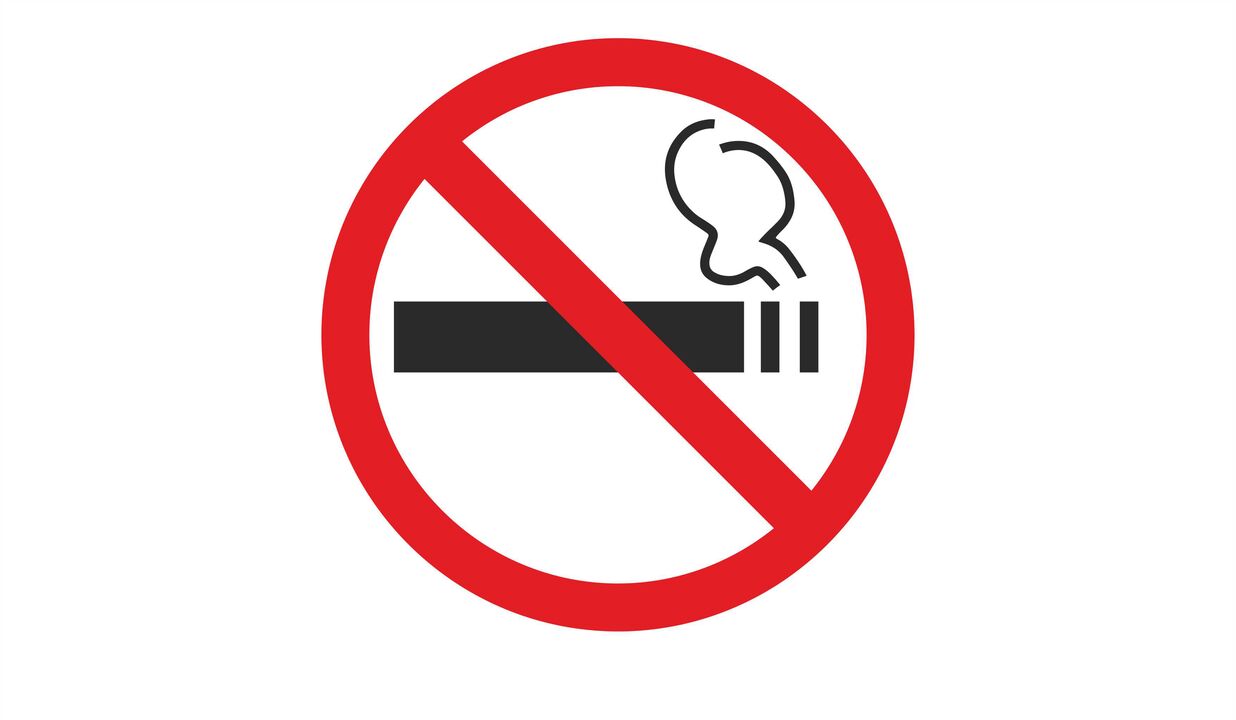 Rauchverbot für Zigaretten